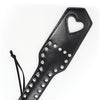 Plesur Cut-Out Heart w/Studs Paddle - Black