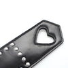 Plesur Cut-Out Heart w/Studs Paddle - Black