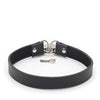 Plesur PVC Collar w/Heart Lock - Black