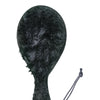 Plesur Faux Fur Leather Ping Pong Paddle - Black