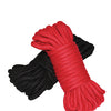 Plesur Cotton Shibari Bondage Rope 2 Pack - Black/Red
