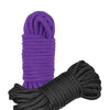 Plesur Cotton Shibari Bondage Rope 2 Pack - Black/Purple