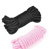 Plesur Cotton Shibari Bondage Rope 2 Pack - Black/Pink