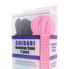 Plesur Cotton Shibari Bondage Rope 2 Pack - Black/Pink