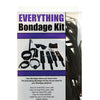 Plesur Everything Bondage 12 Piece Kit - Black