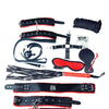 Plesur Deluxe Bondage Kit - Black/Red