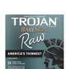 Trojan BareSkin Raw Condom - Pack of 24