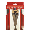 Vinyl Top Fishnet Stocking Black O/S