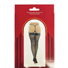 Vinyl Top Fishnet Stocking Black O/S