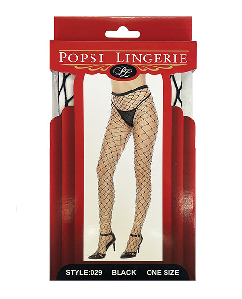 Fence Net Pantyhose Black O/S