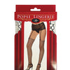 Unfinished Diamond Net Thigh High Black O/S