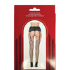 Unfinished Diamond Net Thigh High Black O/S