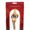 Rhinestone Fishnet Full Sleeved Bodystocking Black QN