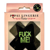 Glow in the Dark Fuck Me Pasties - Black O/S