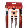 Leg Garter Thigh High Black O/S