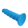 Rock Candy Suga Daddy 7" Silicone Dildo - Blue