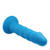 Rock Candy Suga Daddy 8" Silicone Dildo - Blue