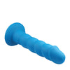 Rock Candy Suga Daddy 9.5" Silicone Dildo - Blue