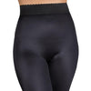 Rago Shapewear Long Leg Shaper w/Gripper Stretch Lace Bottom - Black