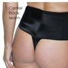 Rago Shapewear Soft Wide Band Thong Shaper Black XL