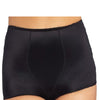 Rago Shapewear Rear Shaper Panty Brief Light Shaping w/Removable Contour Pads BlacK 2X