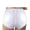 Rago Shapewear Rear Shaper Panty Brief Light Shaping w/Removable Contour Pads - White