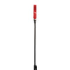 Rouge Long Riding Crop Slim Tip - Red