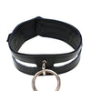 Rouge Leather Fashion Collar - Black