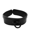 Rouge Leather Collar - Black with Black