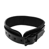 Rouge Leather Collar - Black with Black