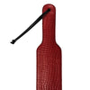 Rouge Plain Leather Paddle - Burgundy