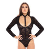 Rene Rofe Up to my Neck Teddy Choker Set - Black