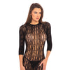 Rene Rofe Exotic Geometry Mini Dress - Black