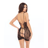 Rene Rofe After Party Bodysuit Black O/S