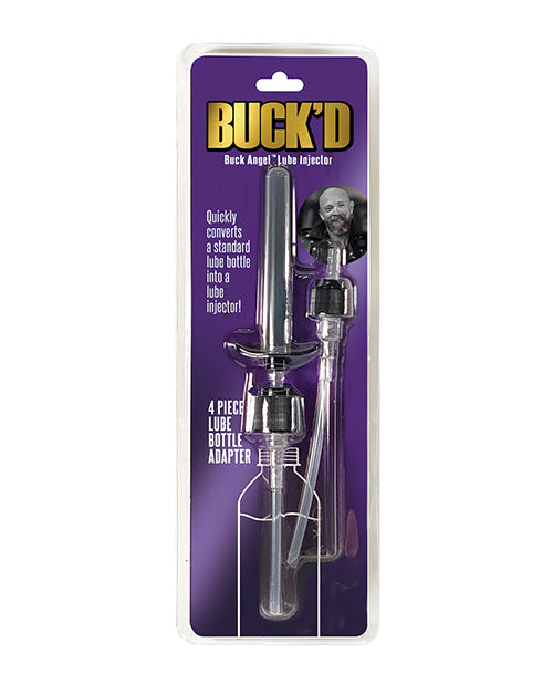 Buck'd Buck Angel Lube Injector - Black