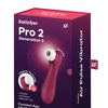 Satisfyer Pro 2 Generation 3 w/Liquid Air + App - Wine Red