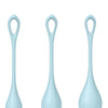 Satisfyer Yoni Power 2 Balls Training Set - Light Blue