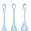 Satisfyer Yoni Power 2 Balls Training Set - Light Blue