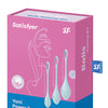 Satisfyer Yoni Power 2 Balls Training Set - Light Blue