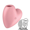 Satisfyer Cutie Heart - Light Red