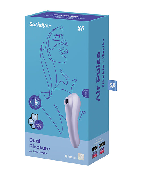 NO ETA=Satisfyer Dual Pleasure Vibrator - Mauve