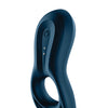 Satisfyer Epic Duo Ring Vibrator - Dark Blue