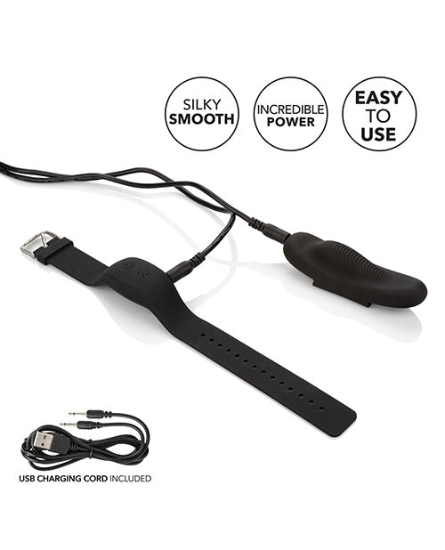 Lock-N-Play Wristband Remote Panty Teaser - Black