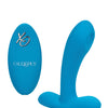 Silicone Pulsing Pleaser w/Remote - Blue