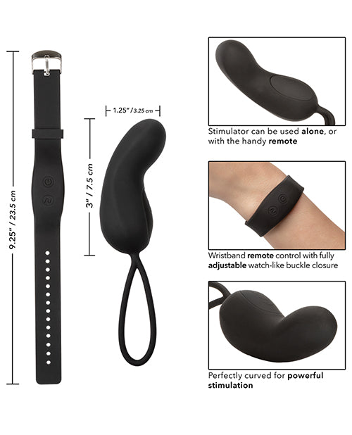 Silicone Remote Foreplay Set - Black