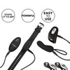 Silicone Remote Foreplay Set - Black