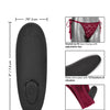 Remote Control Lace Thong Set - Burgundy