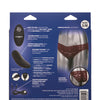 Remote Control Lace Panty Set - Burgundy