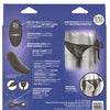 Remote Control Lace Thong Set - Black