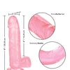 Size Queen 6" Dildo - Pink